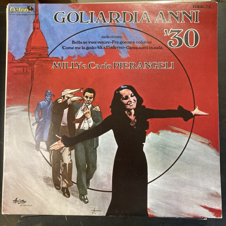 Milly e Carlo Pierangeli - Goliardia Anni '30 (ITA/1981) LP (VG+-M-/VG+) -pop-